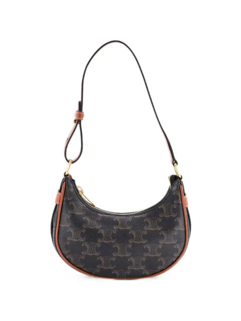 Celine Pre-Owned Ava Bag Triomphe Coated Canvas Mini shoulder bag
