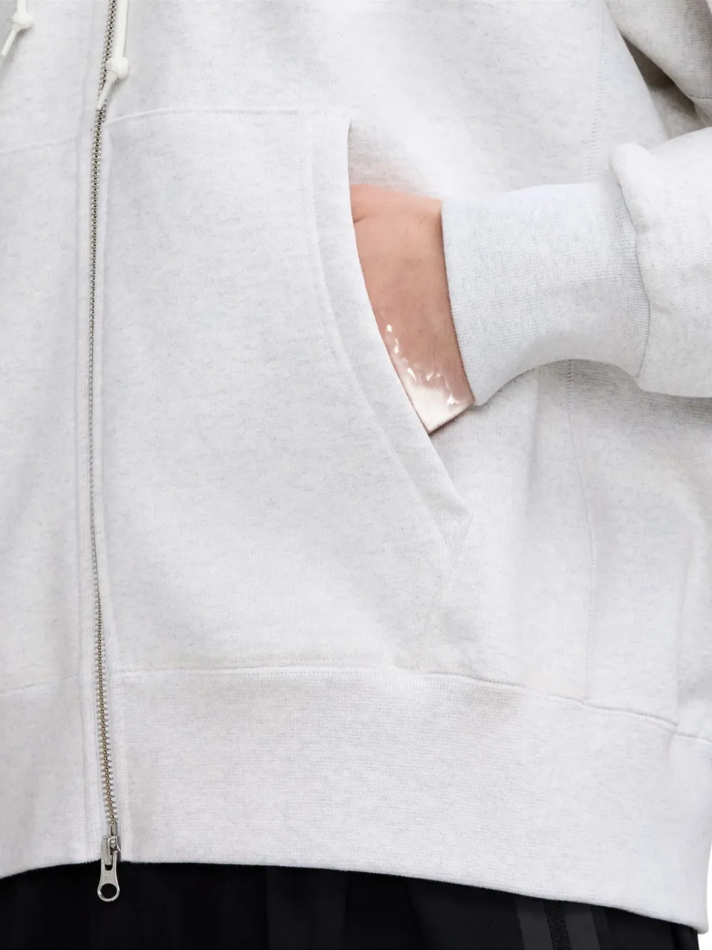 Nike zip-up hoodie Grijs