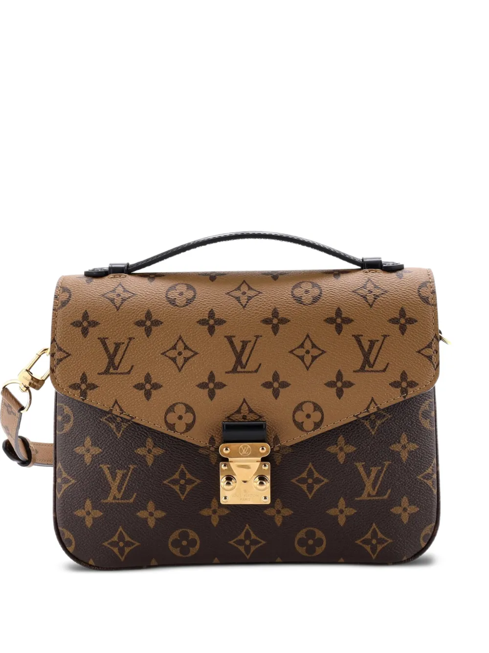 Louis Vuitton Pre-Owned Pochette Metis Reverse Monogram Canvas crossbody bag - Brown