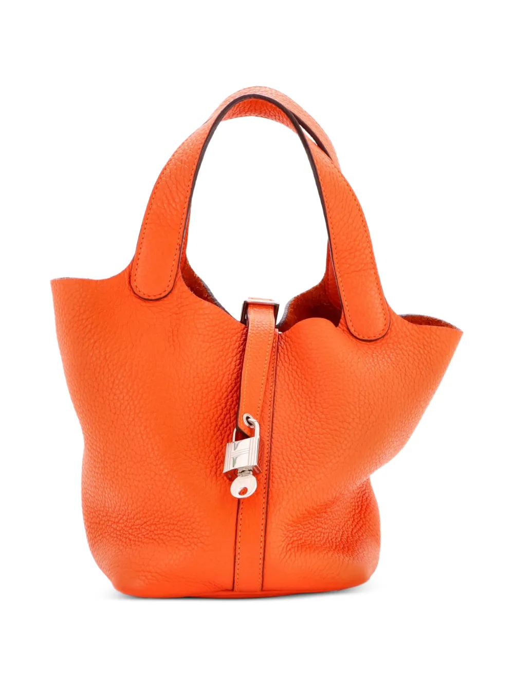 Hermès Pre-Owned Picotin Lock Bag Clemence PM Beuteltasche - Orange