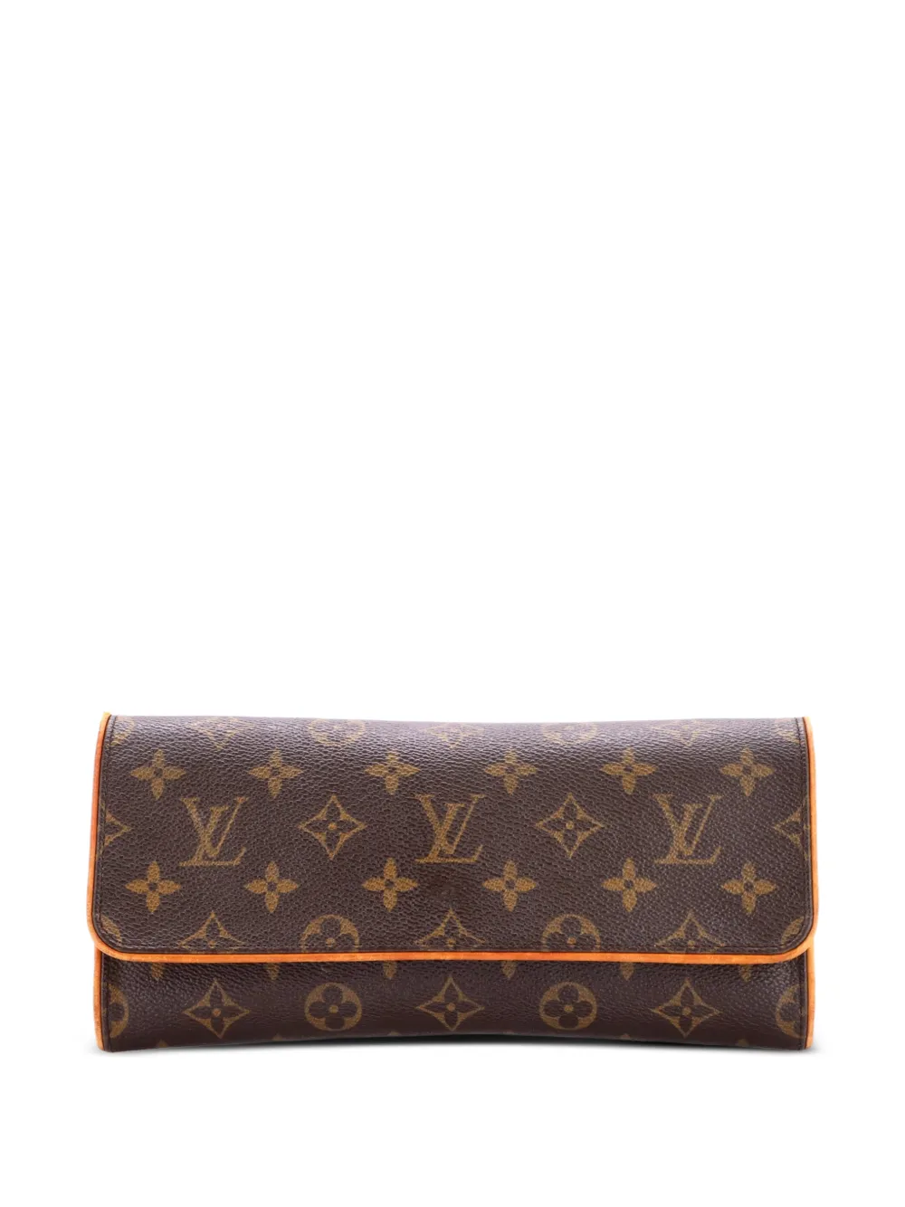 Louis Vuitton Pre-Owned Borsa a tracolla Twin PM in tela con monogramma - Marrone