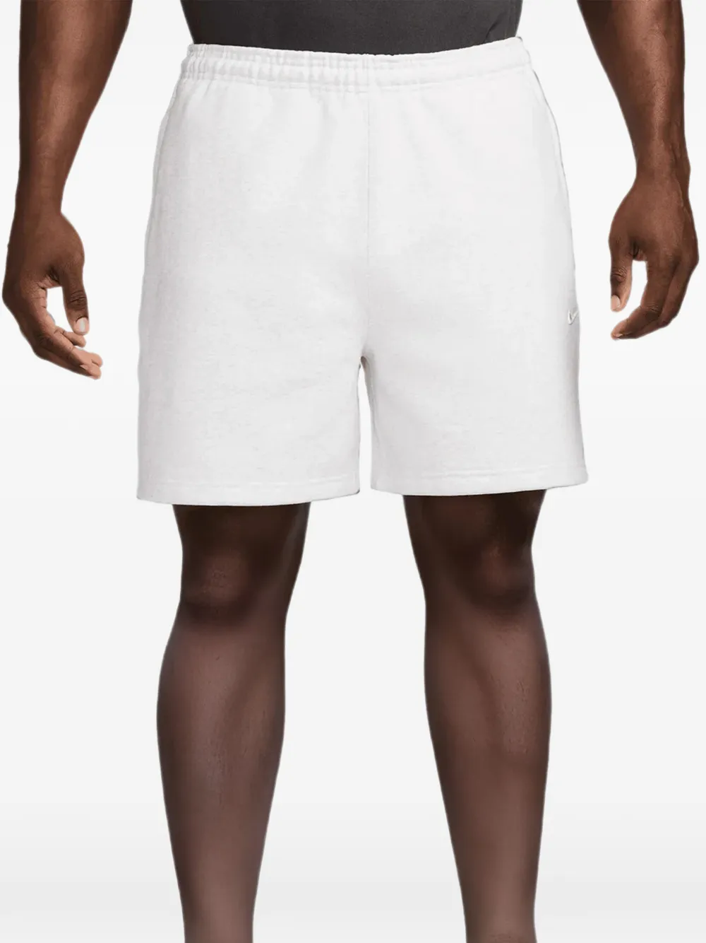 Nike Shorts met geborduurd logo Grijs