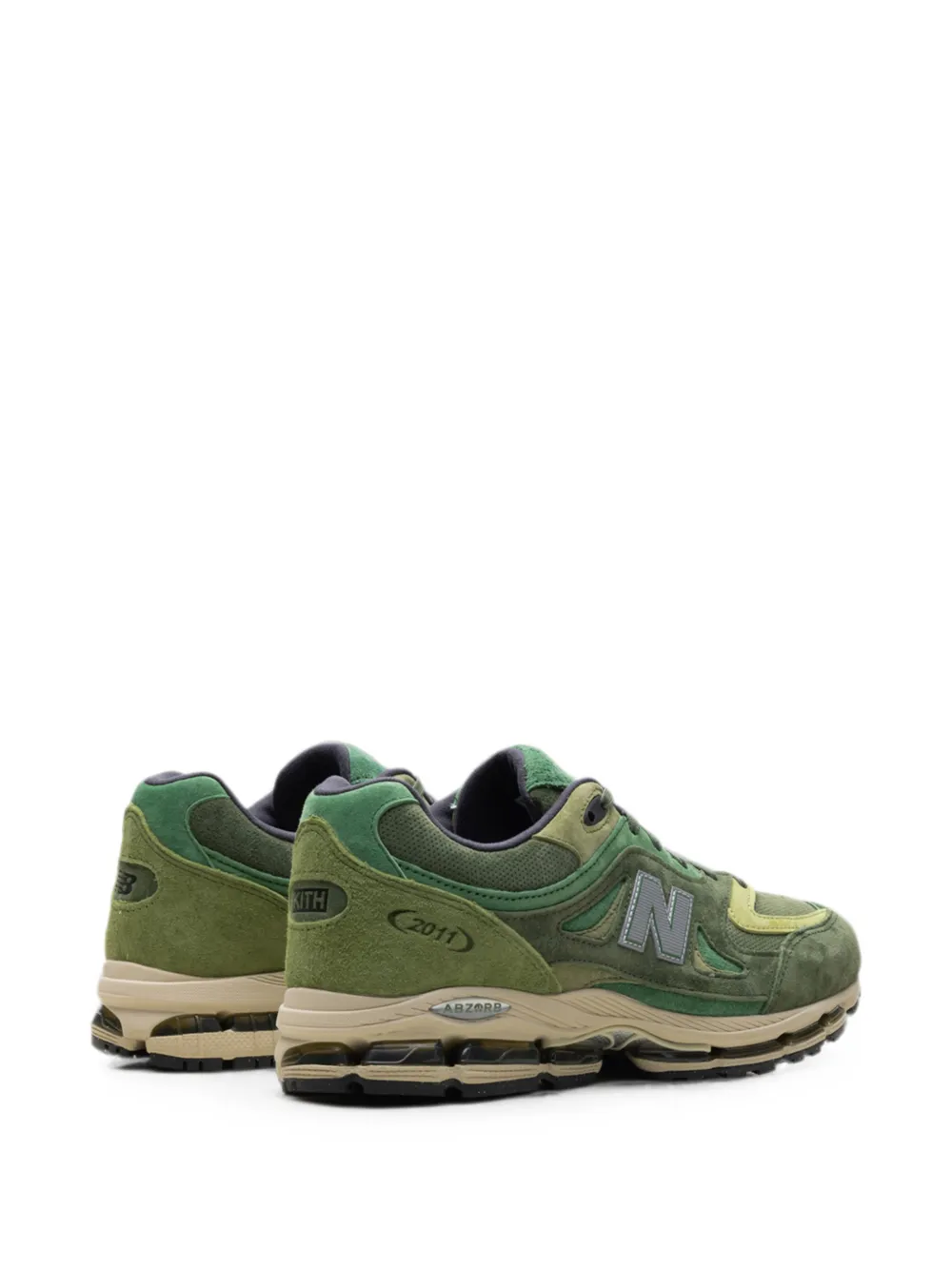 New Balance 2011 Kith panelled sneakers Groen