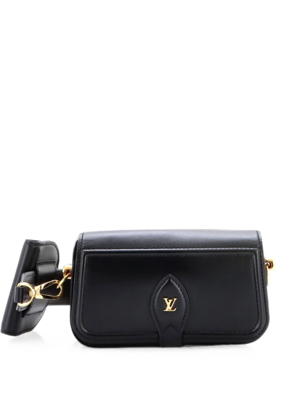 Louis Vuitton Pre-Owned Borsa a tracolla Officier Pouch in pelle - Nero