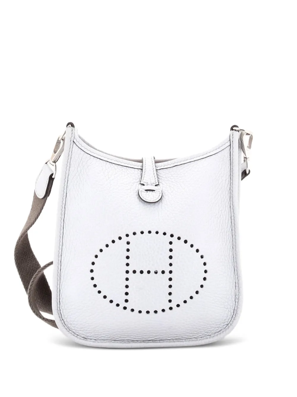 Hermès Pre-Owned Evelyne Bag Gen III Clemence TPM crossbody bag - Blue