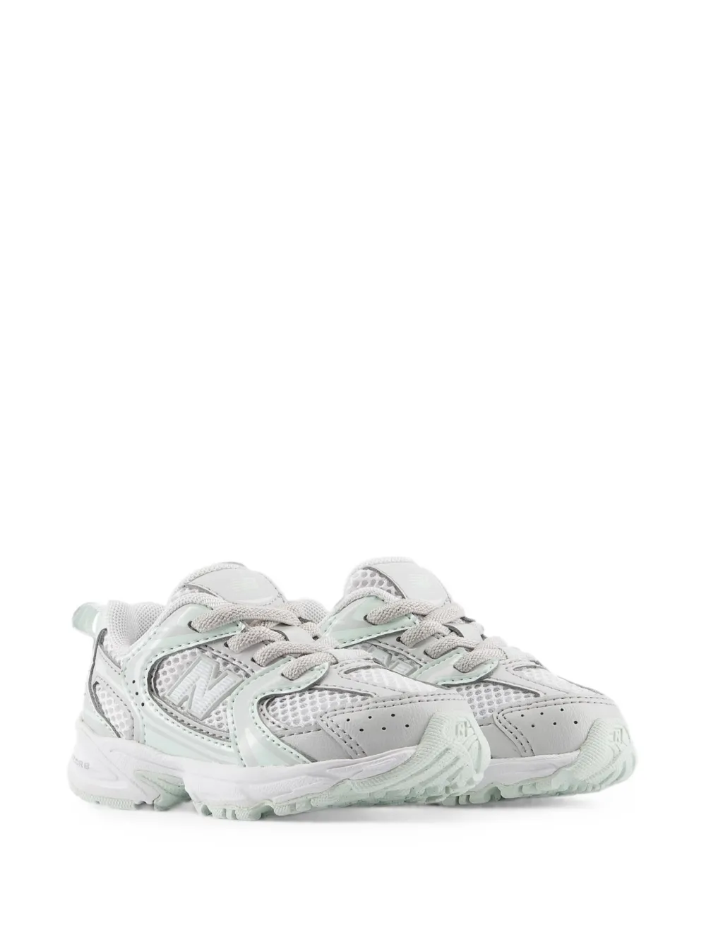 New Balance Kids 530 sneakers met bungee-veters Wit