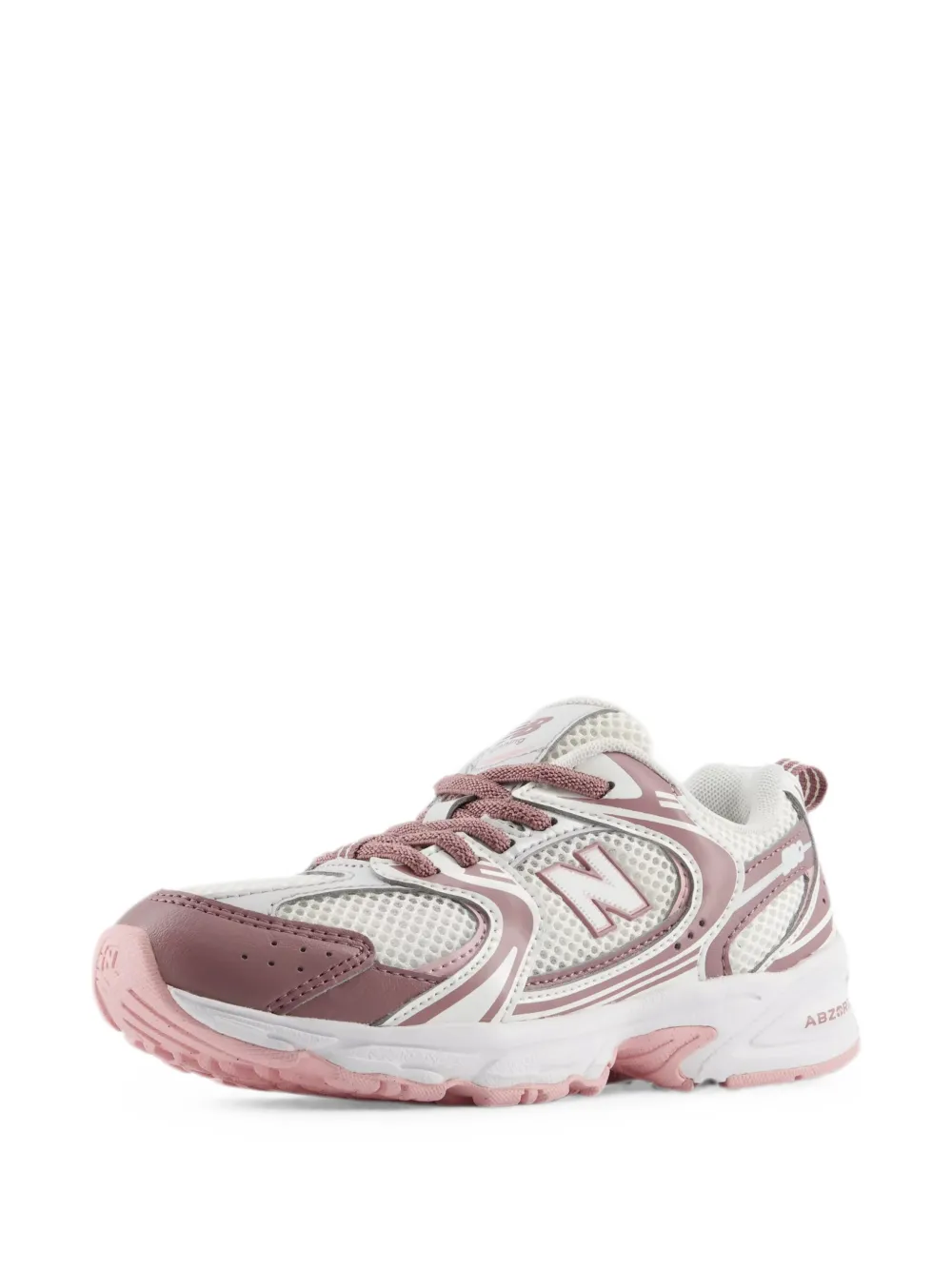 New Balance Kids 530 sneakers met bungee-veters Wit