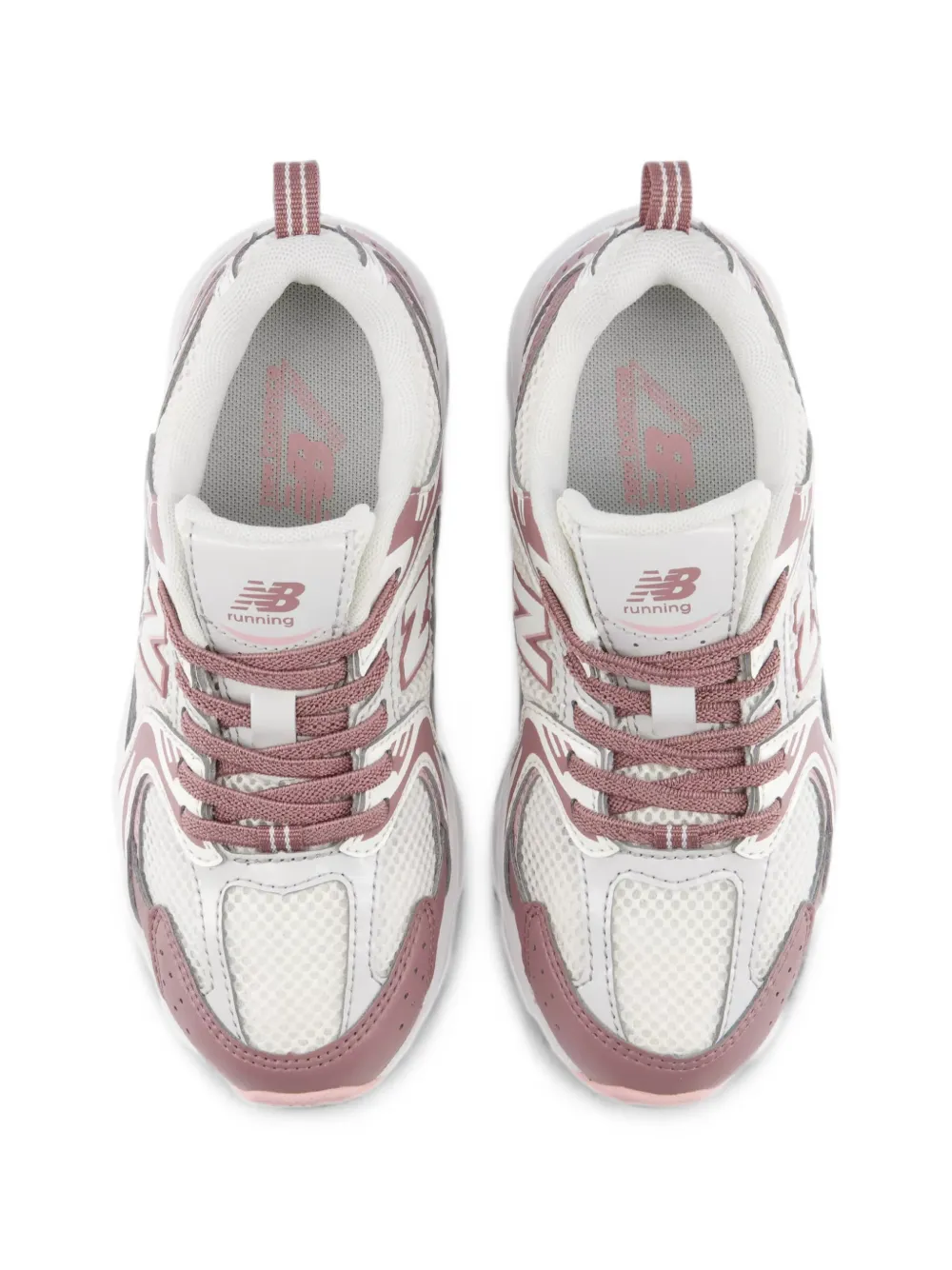 New Balance Kids 530 sneakers met bungee-veters Wit