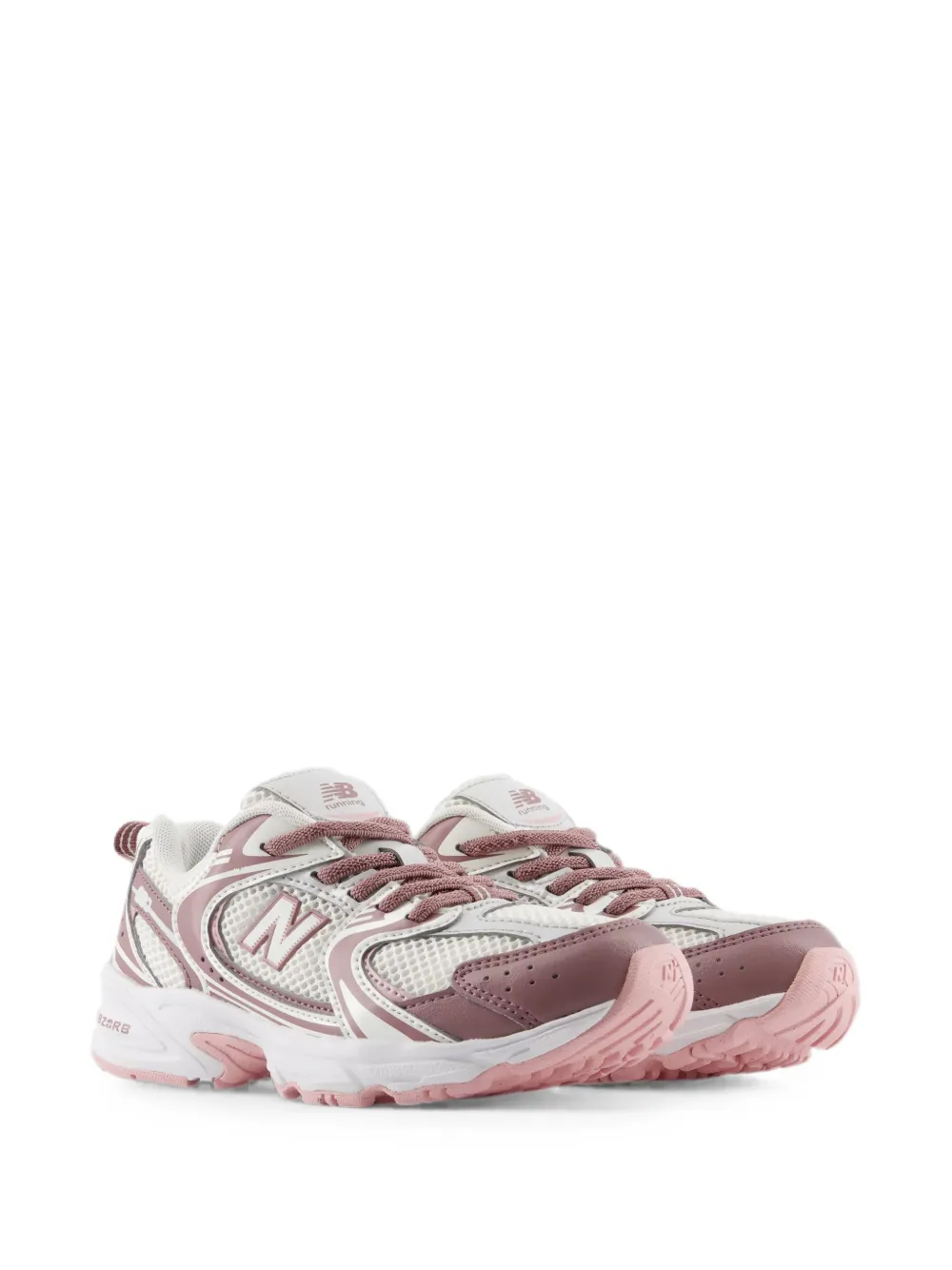 New Balance Kids 530 sneakers met bungee-veters Wit