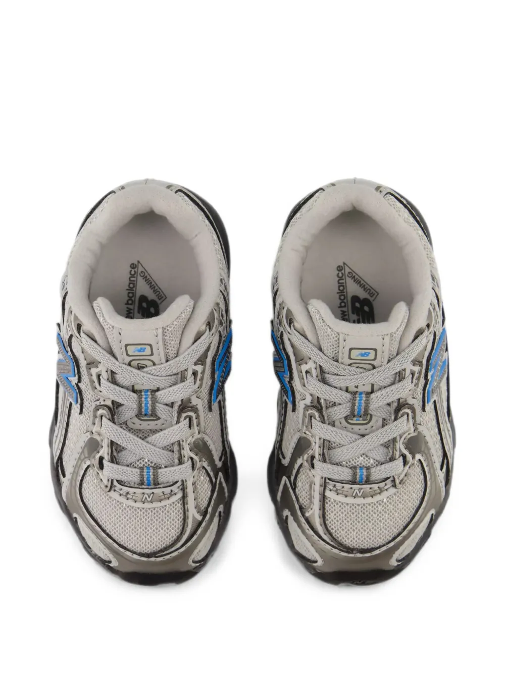 New Balance Kids 740 bungee-lace sneakers Grijs