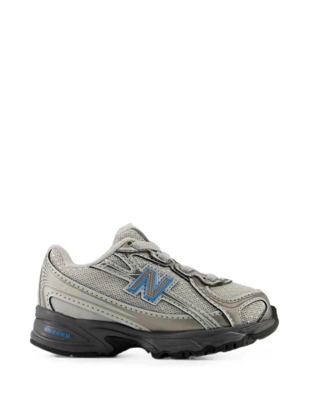 New Balance Kids 740 bungee-lace sneakers Grijs