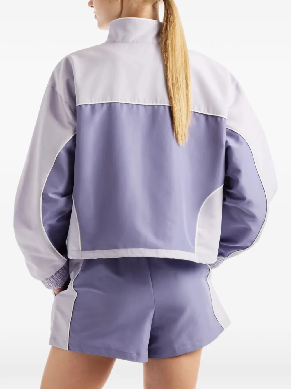 New Balance Trackside woven jacket Paars