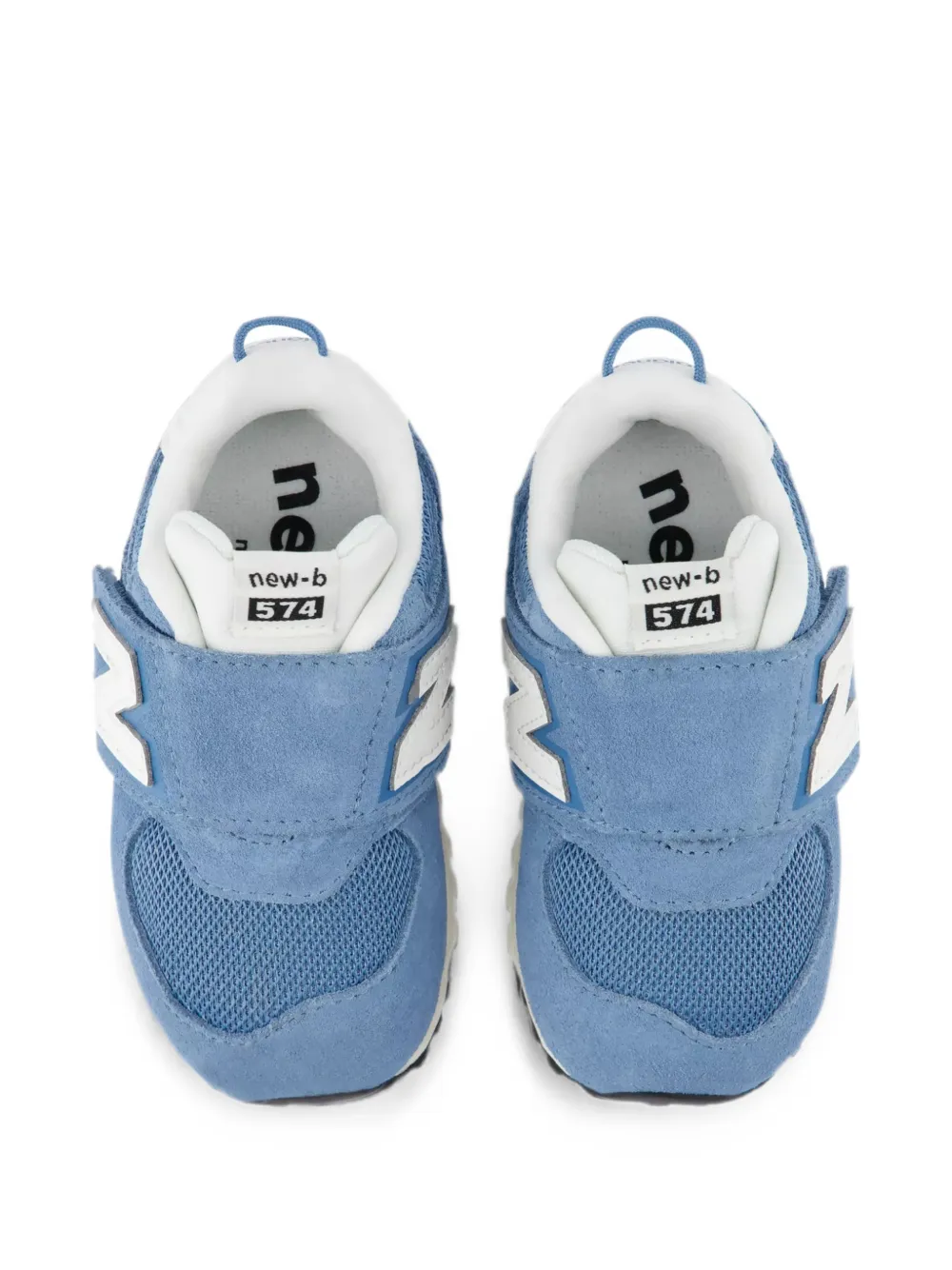 New Balance Kids 574 hook & loop sneakers Blauw