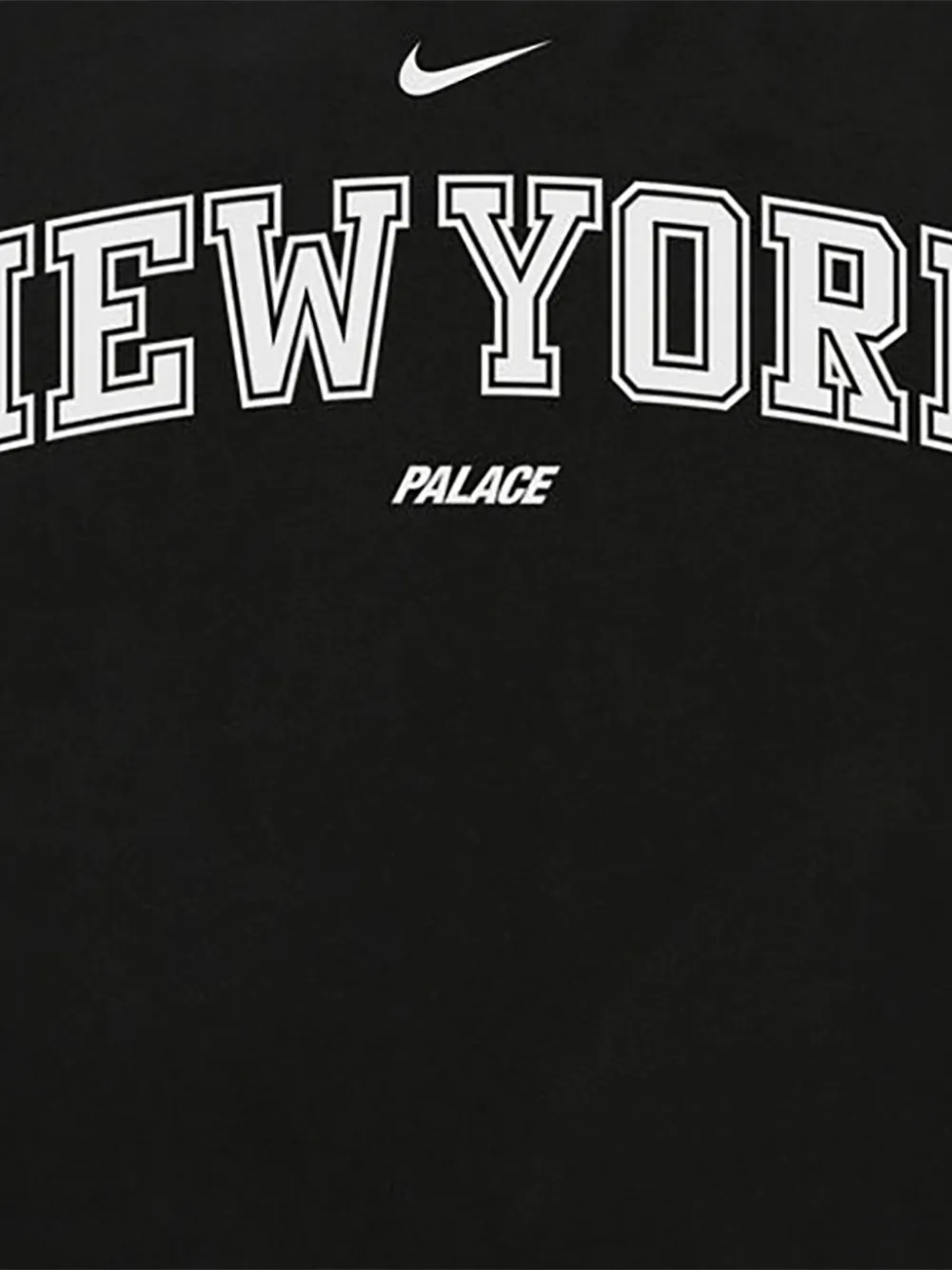 Palace x Nike New York T-shirt Zwart