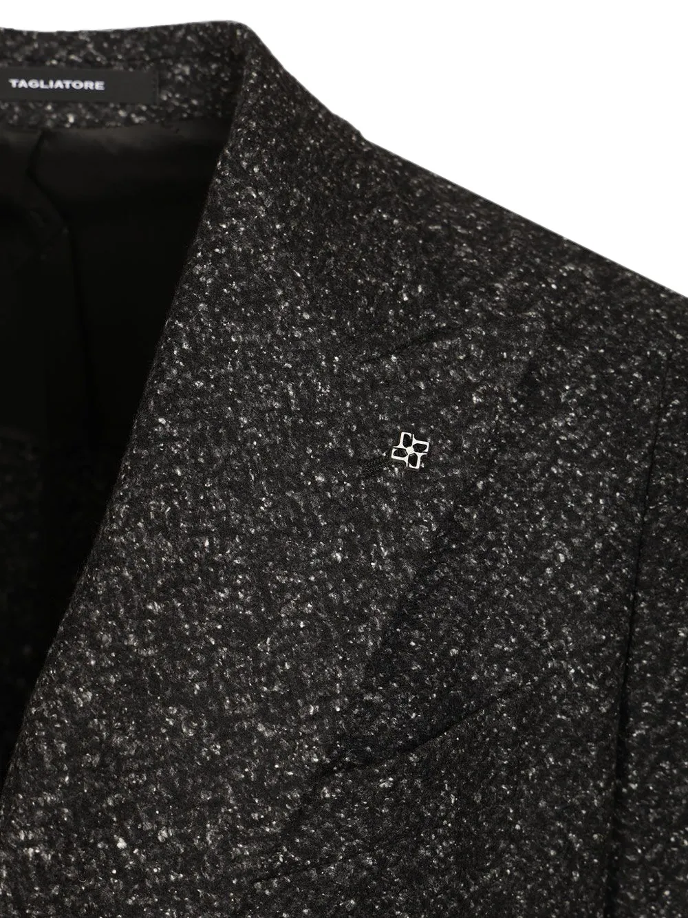 Tagliatore Montecarlo blazer met dubbele rij knopen Zwart