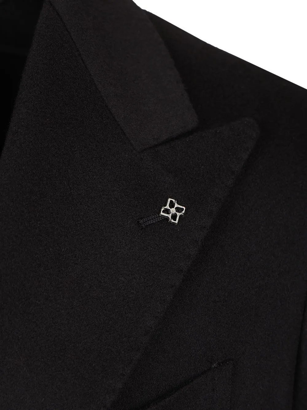 Tagliatore Montecarlo blazer met dubbele rij knopen Zwart