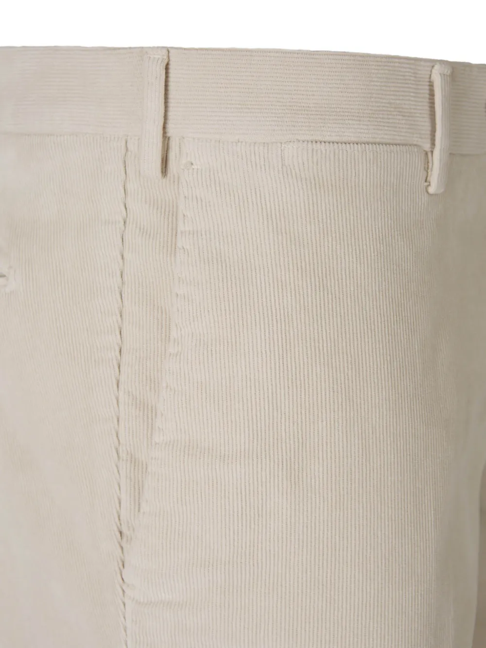 PT Torino corduroy-effect tailored trousers Beige