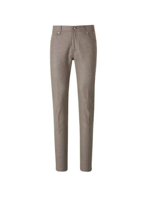 Marco Pescarolo logo-patch jeans