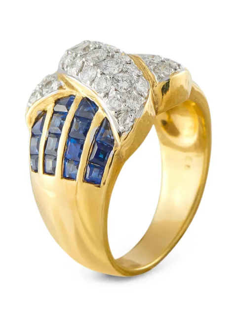 LB Exclusive sapphire and diamond ring