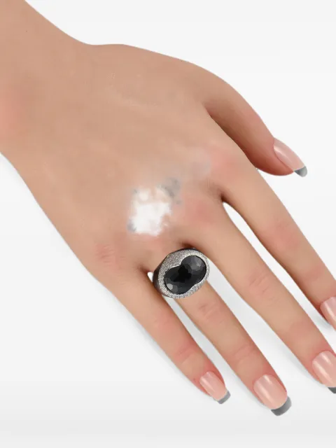 LB Exclusive onyx and diamond ring