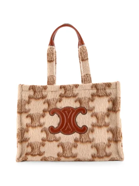 Celine Pre-Owned Cabas Thais Triomphe Wool Large tote bag