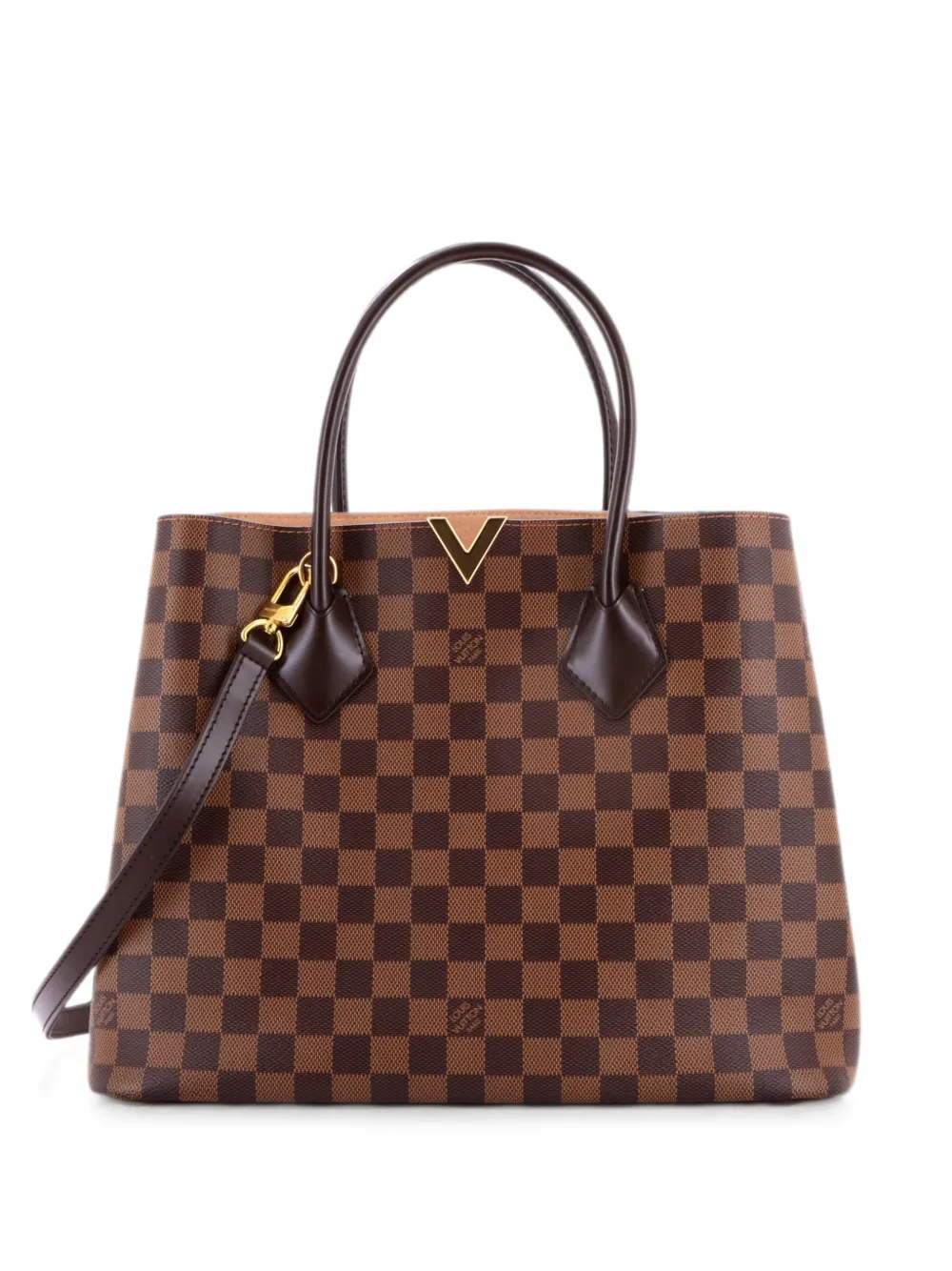 Louis Vuitton Pre-Owned Kensington Handbag Damier tote bag - Marrone