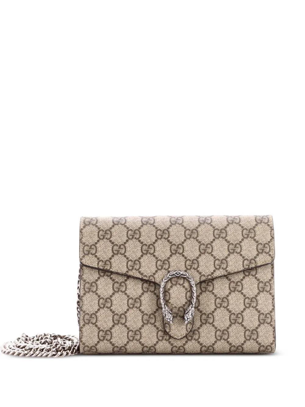 Gucci Pre-Owned Kleine Dionysus Umhängetasche aus GG-beschichtetem Canvas - Braun