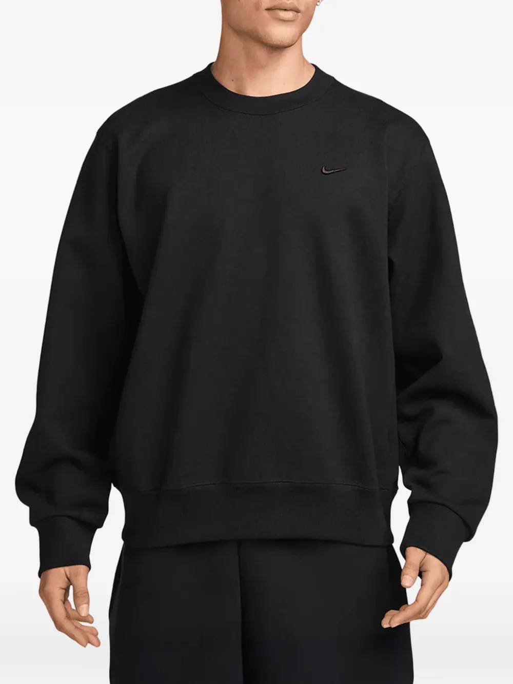 Nike Sweater met ronde hals Zwart