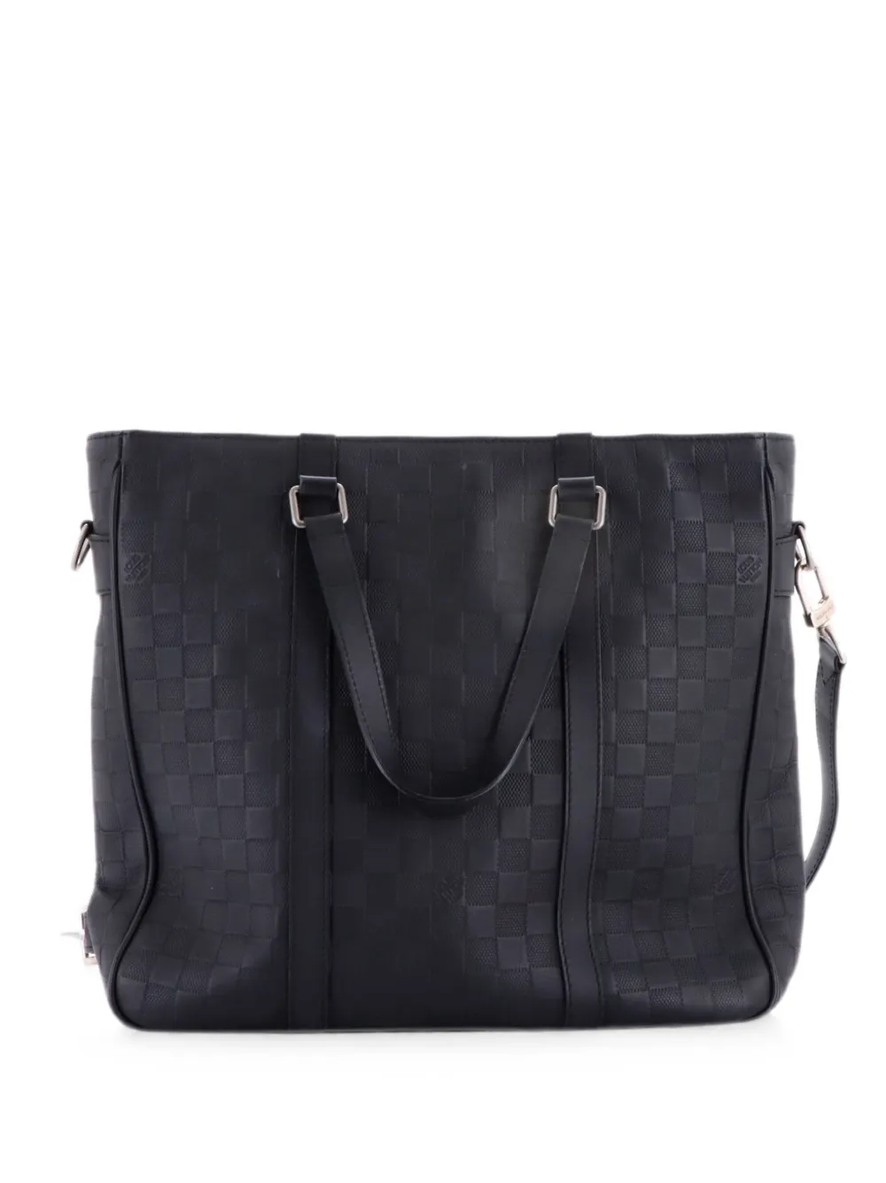Louis Vuitton Pre-Owned Tadao Handbag Damier Infini Leather PM tote bag - Black