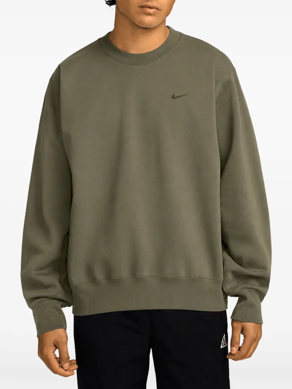 Nike Sweater met geborduurd logo Groen