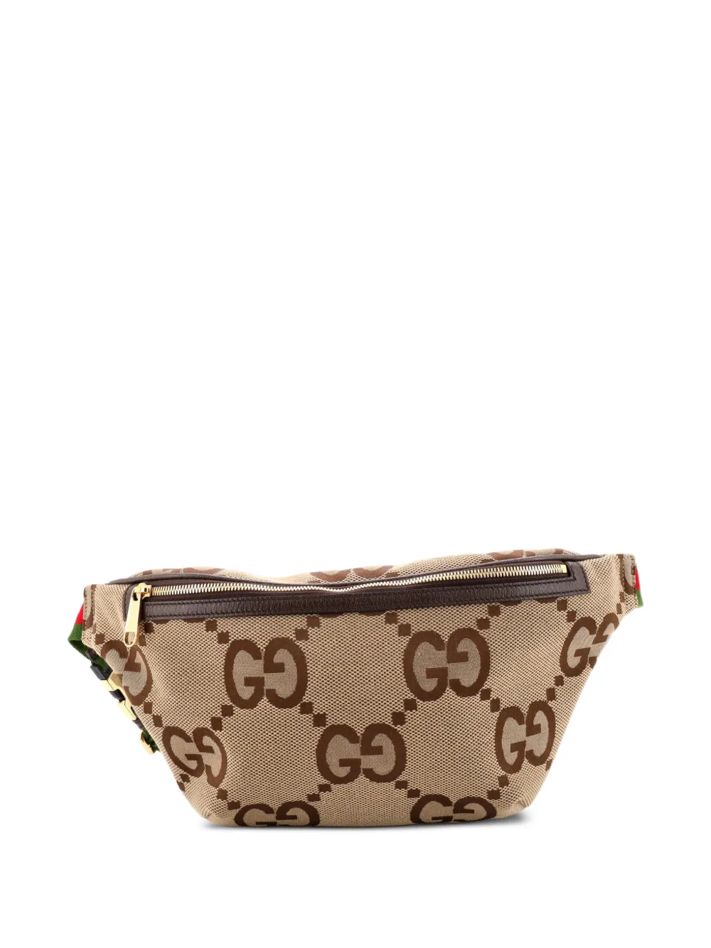 Gucci Pre-Owned Große Gürteltasche aus Jumbo GG Canvas - Braun