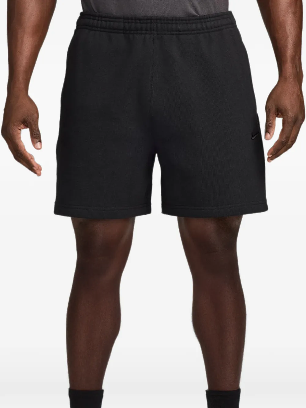 Nike Shorts met geborduurd logo Grijs
