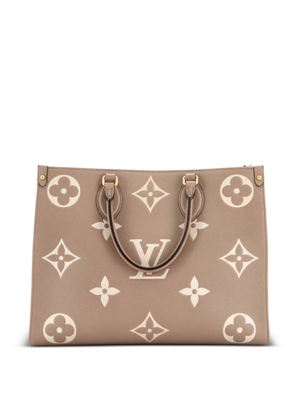 Louis Vuitton Pre-Owned OnTheGo Tote Bicolor Monogram Empreinte Giant MM shoulder bag - Toni neutri
