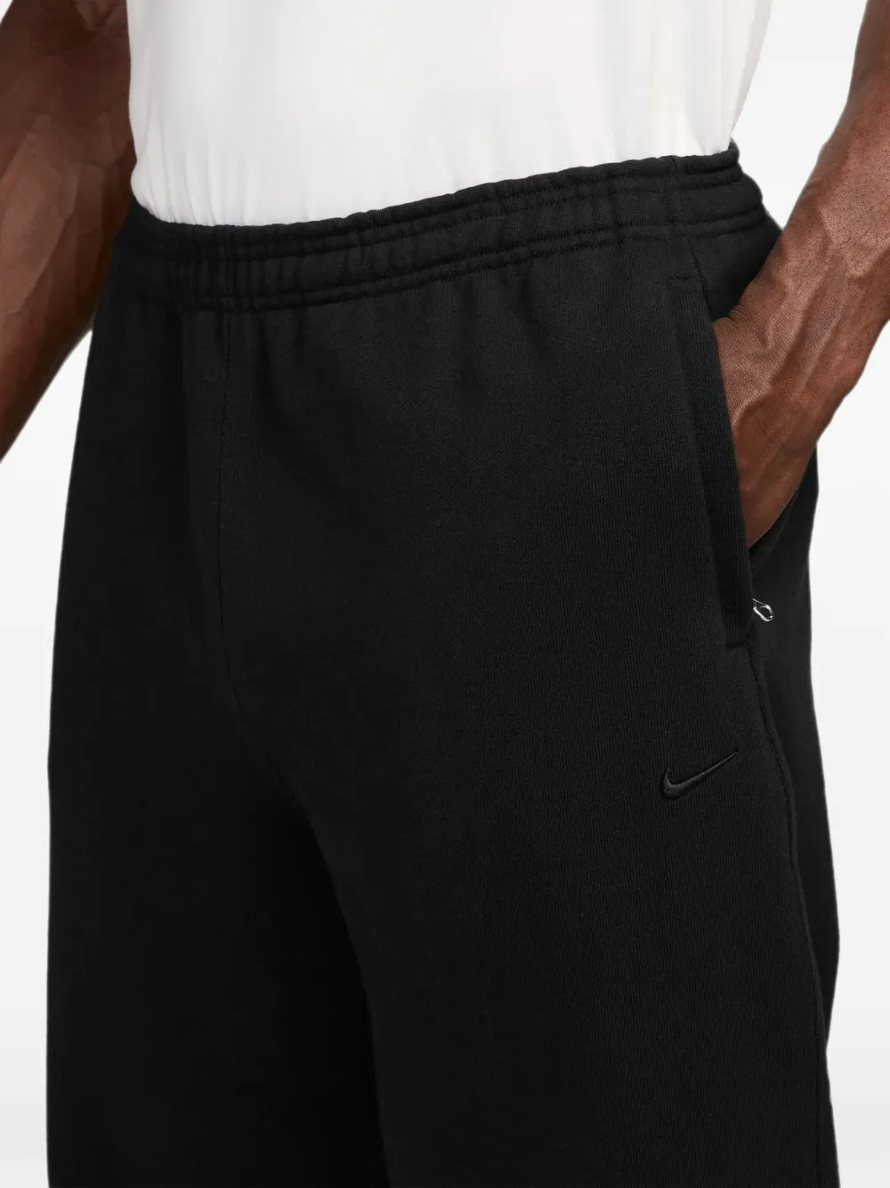 Nike Trainingsbroek met geborduurd logo Zwart