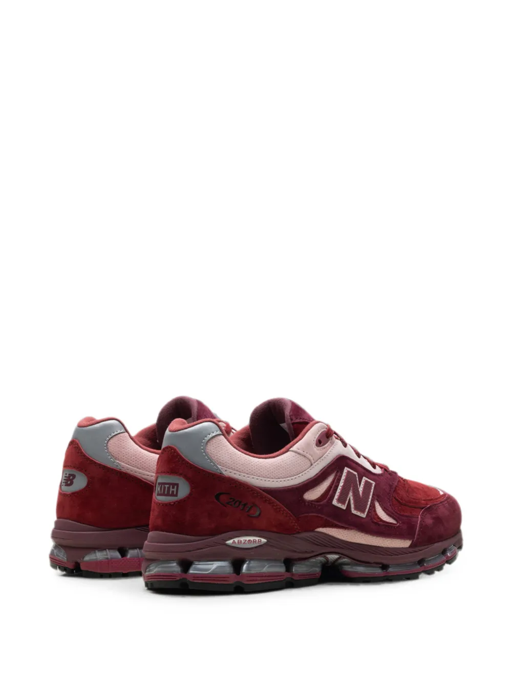 New Balance x Kith 2011 panelled sneakers Rood