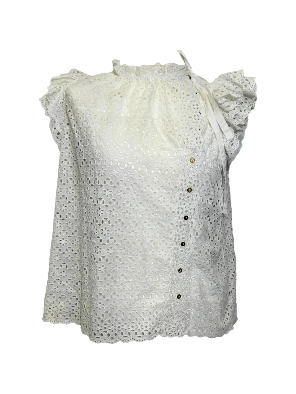 Ulla Johnson Grace embroidered top - Bianco