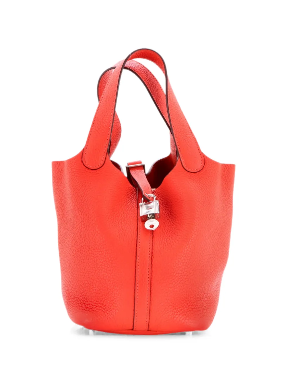 Hermès Pre-Owned Picotin Lock Bag Clemence PM Beuteltasche - Rot