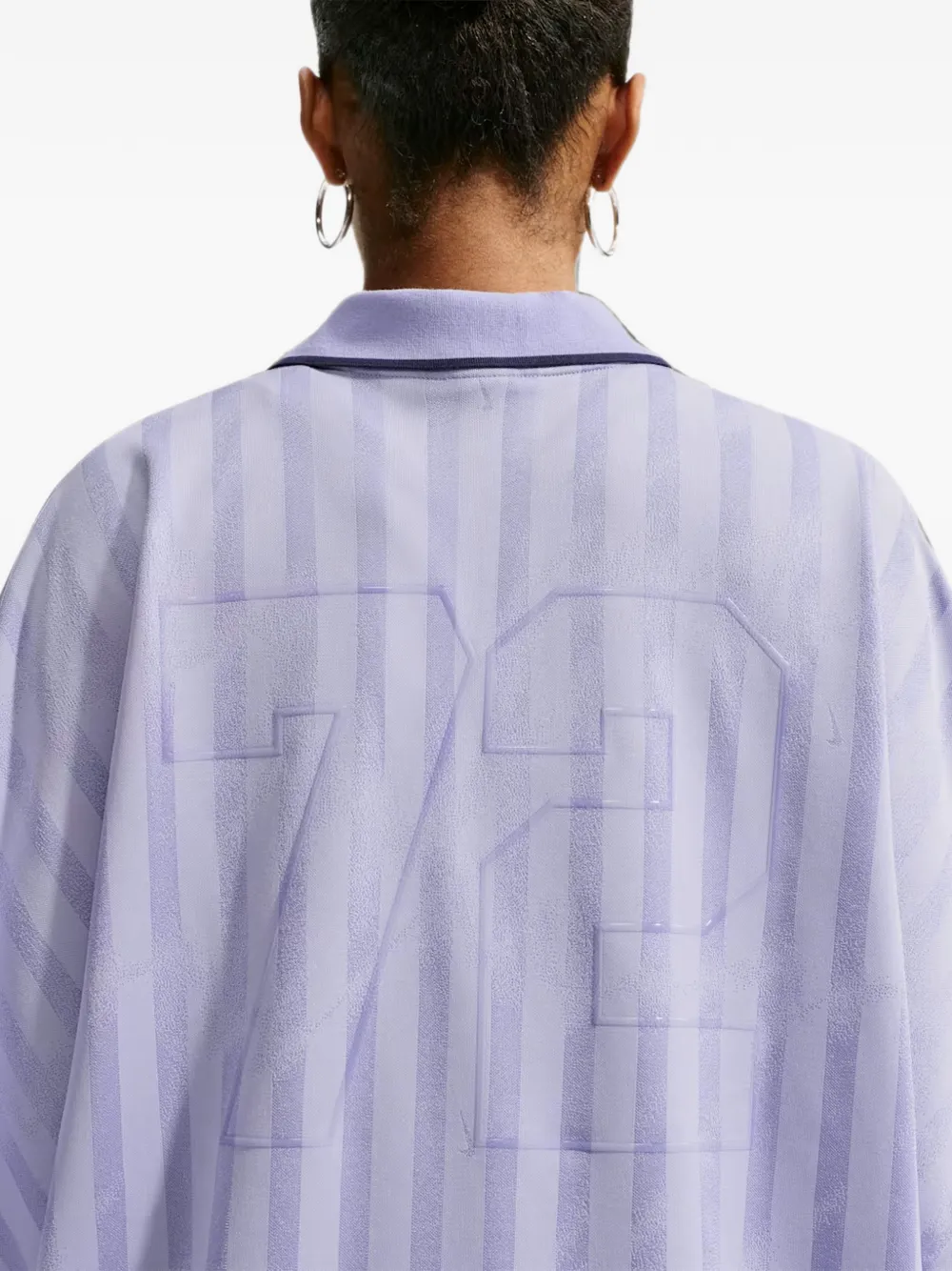 Nike Runway gestreept T-shirt Paars