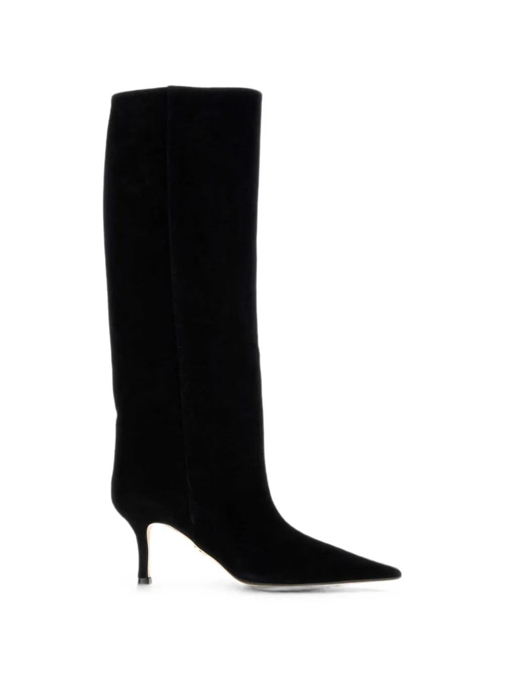 Gucci suede pointed-toe boots Zwart