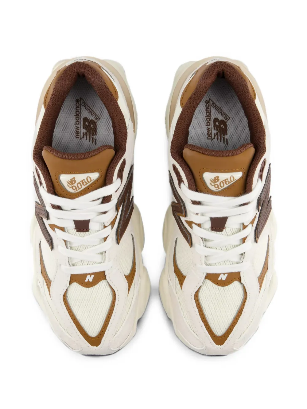 New Balance Kids 9060 sneakers met veters Beige