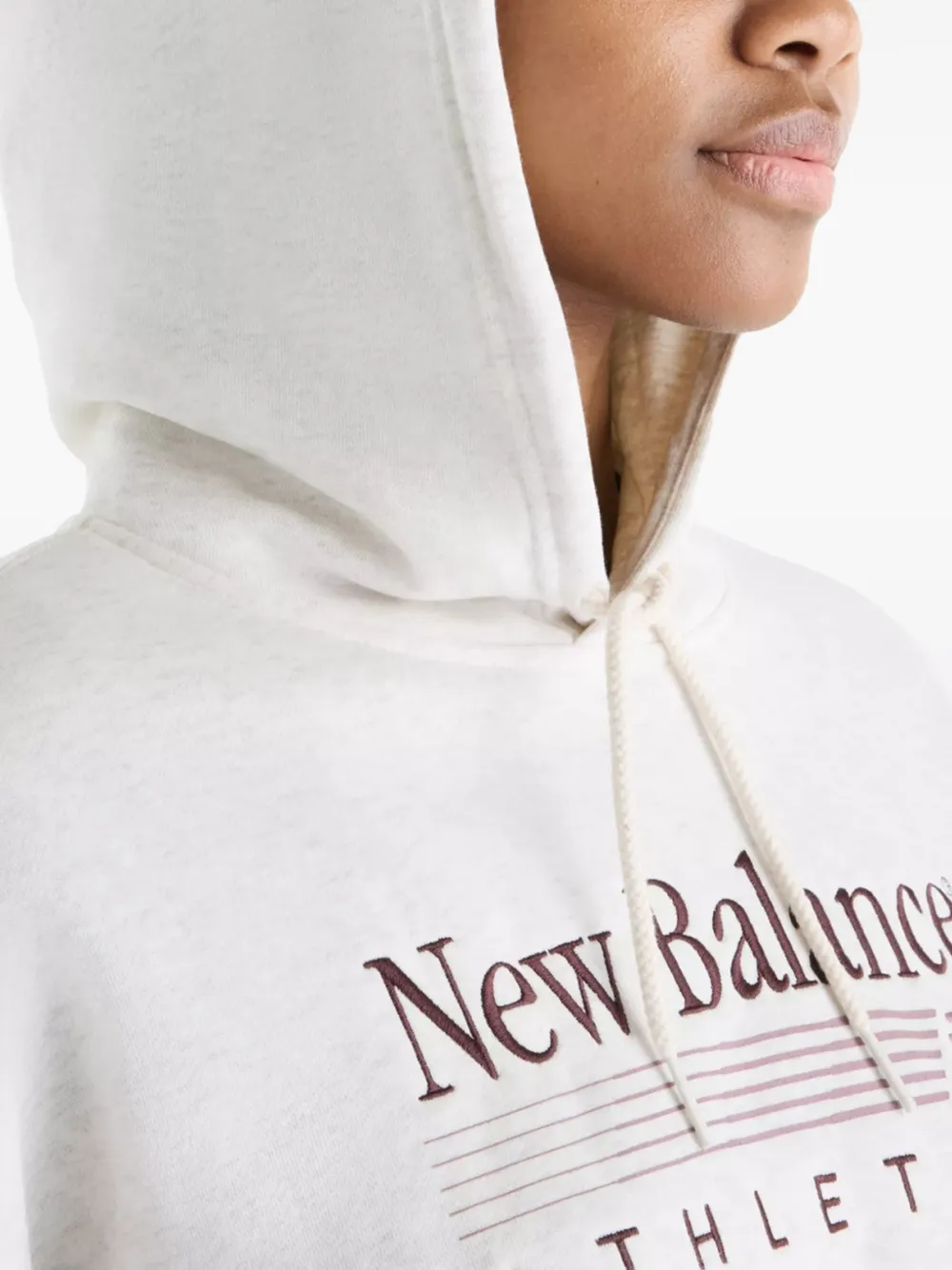 New Balance Trackside French terry hoodie Beige