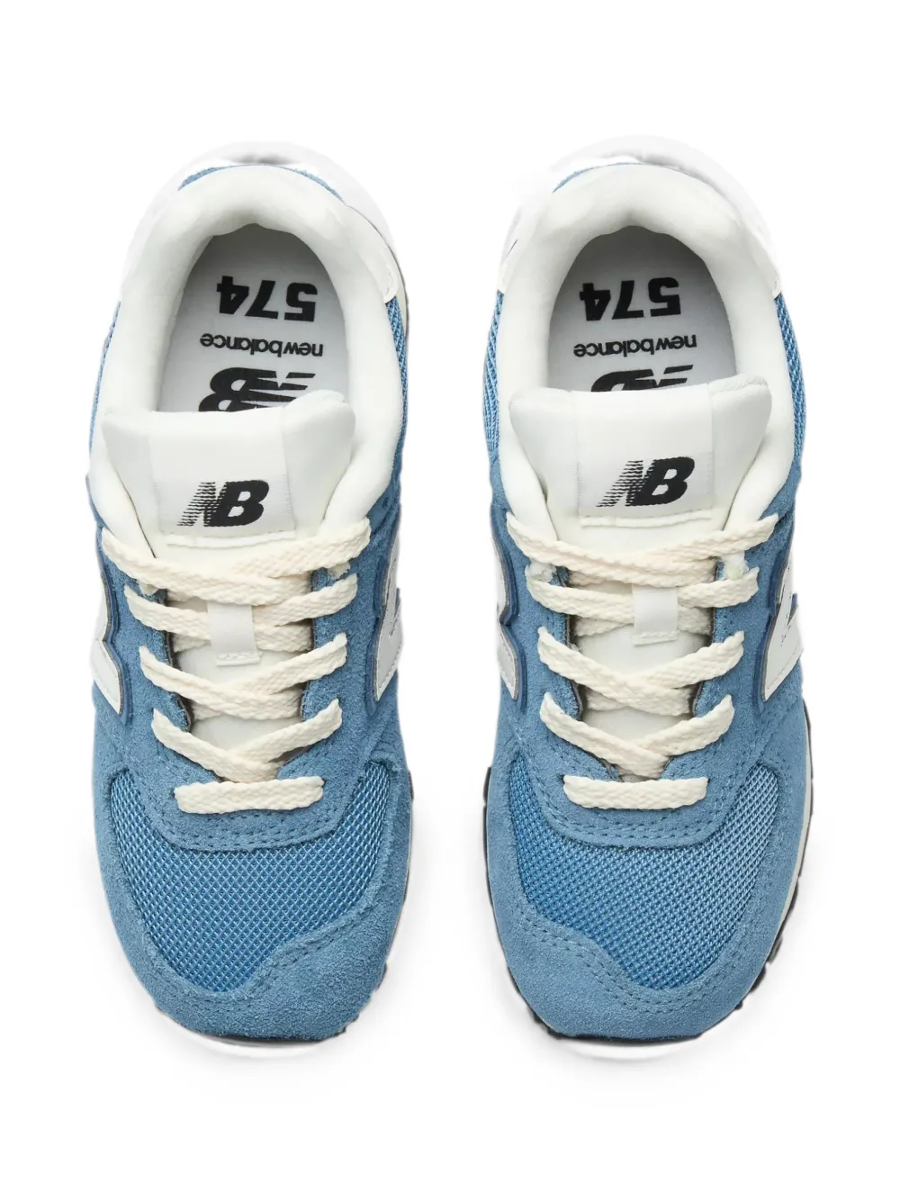 New Balance Kids 574 lace sneakers Blauw