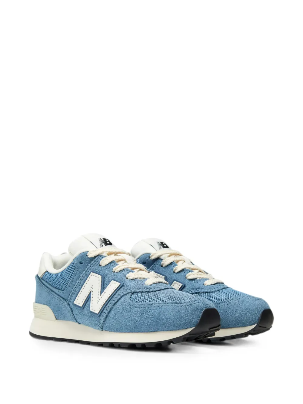 New Balance Kids 574 lace sneakers Blauw