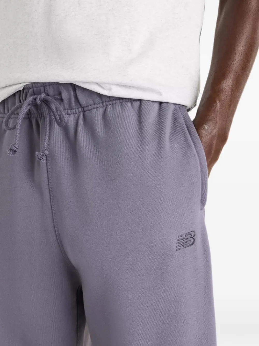 New Balance Athletics French terry joggers Paars