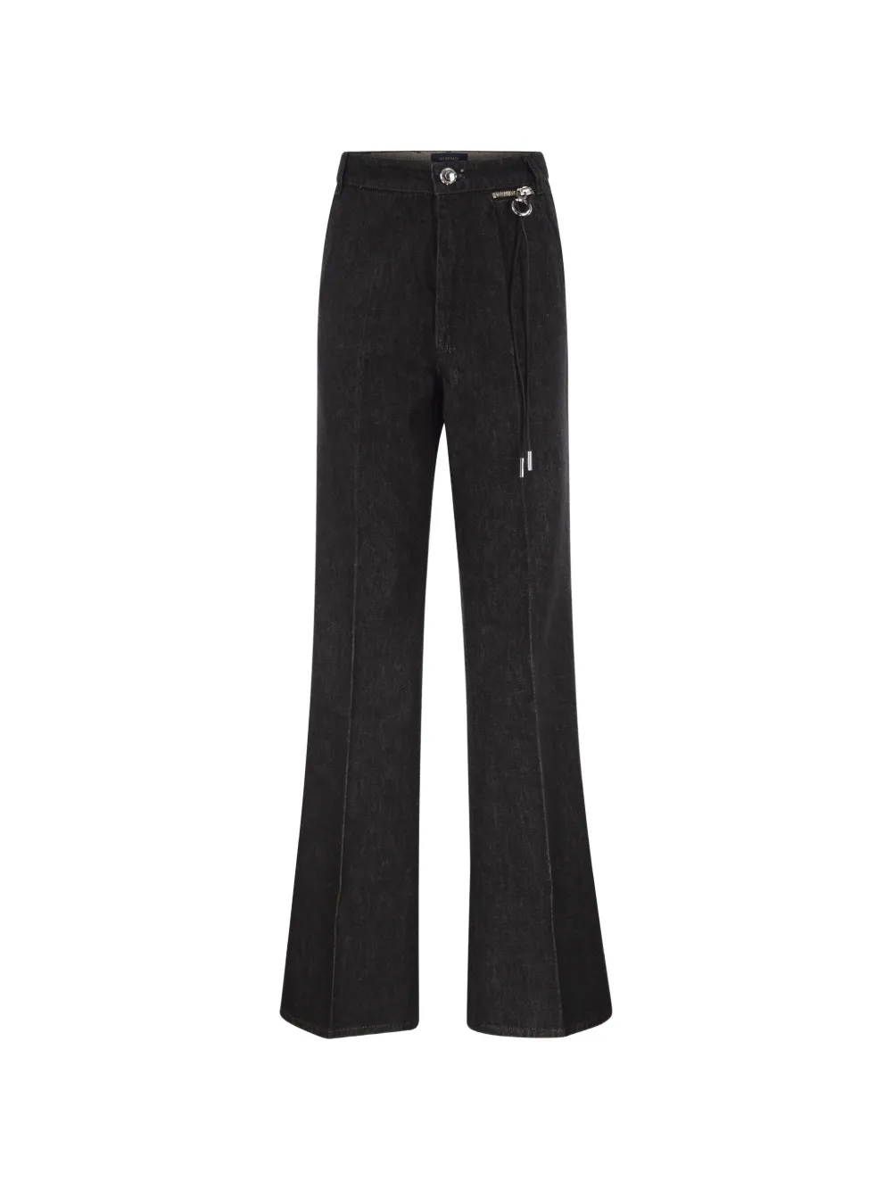Sportmax flared-leg zip-detail jeans - Schwarz