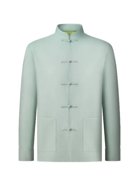 Shanghai Tang Tang frog-fastening shirt