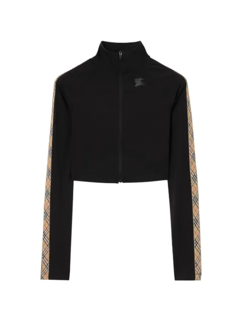 Burberry stretch nylon cropped track jacket