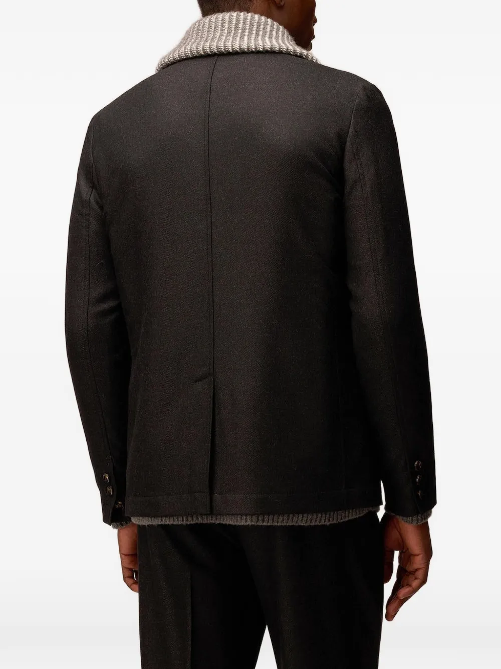 RETORI Blazer met enkele rij knopen Grijs