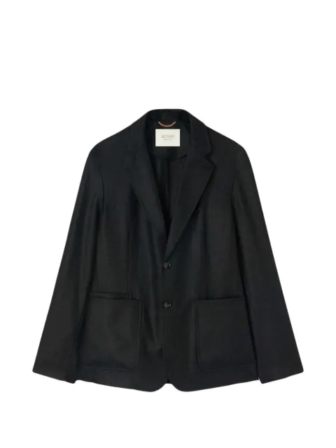 RETORI single-breasted flannel blazer