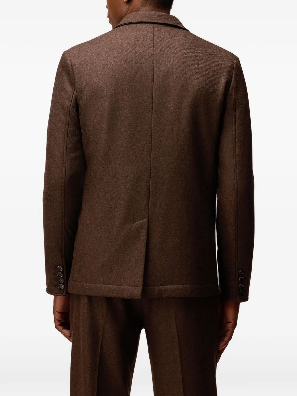 RETORI Blazer met enkele rij knopen Bruin